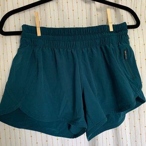 lululemon Track That Mid-Rise Lined Short 4" Teal